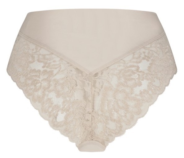 Secrets Dames High Waist Brazilian Met Kant Almond