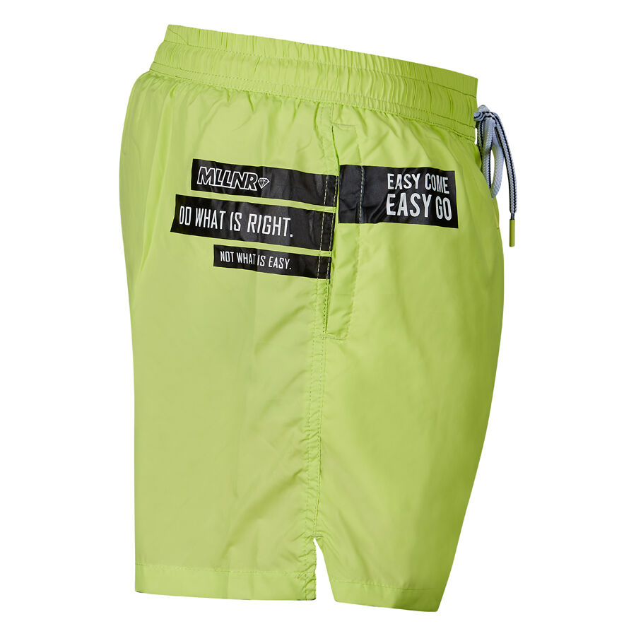 Heren Zwemshort Liam Neongroen