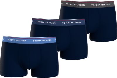 Heren Premium Essentials 3 Pack Trunk Blauw