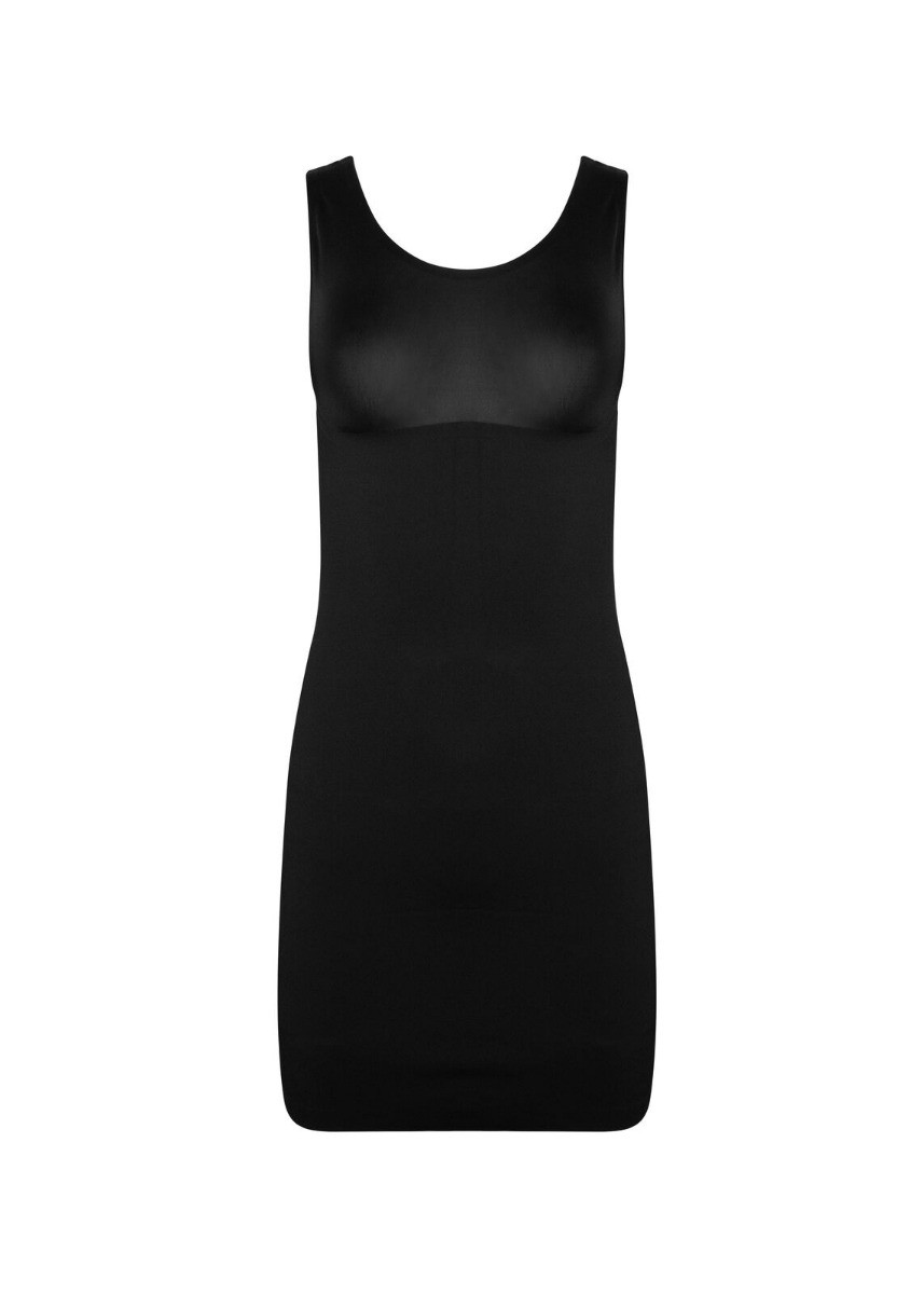 Dames Tone Your Body Tank Dress Black