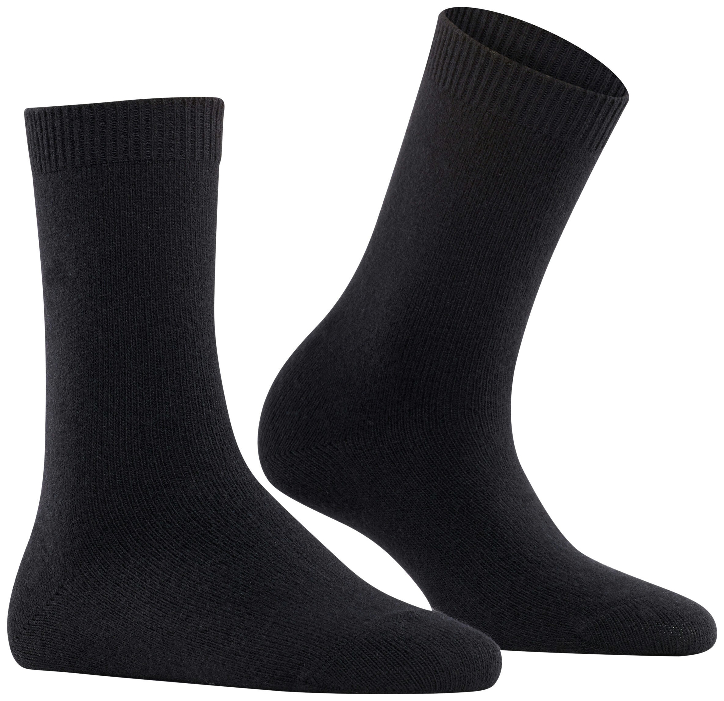 FALKE Dames Cosy Wool Sokken Zwart