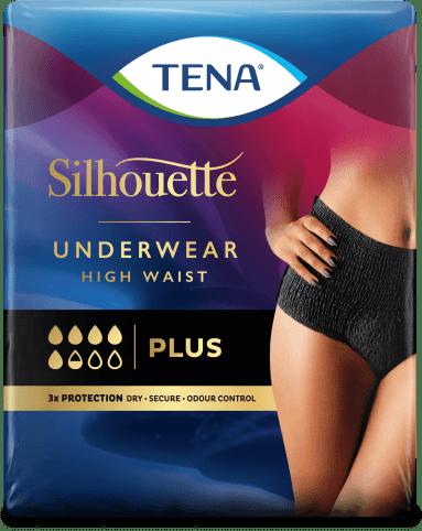 Silhouette High Waist Plus Zwart L