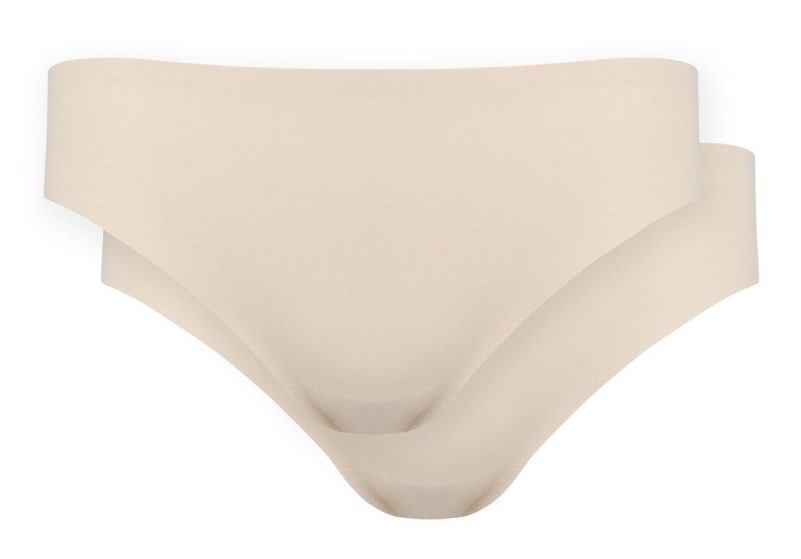Dames Dream Invisible Brazilian 2-Pack Latte