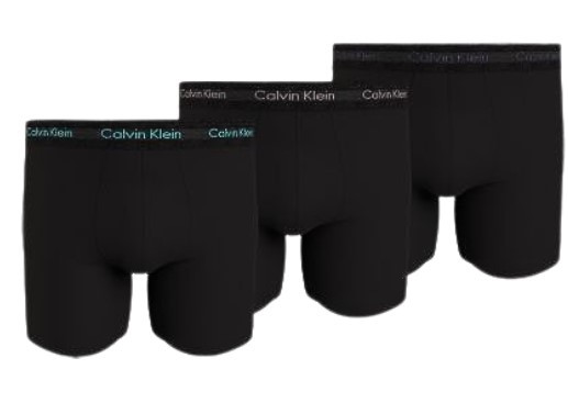 Cotton Stretch Heren Boxer Brief 3-Pack Black