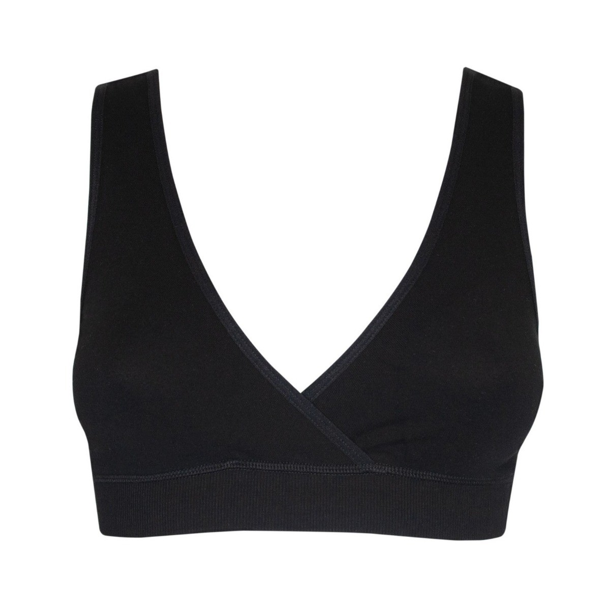 Dames Soft Bra Bamboo Black