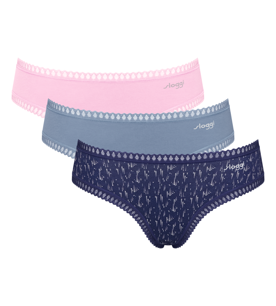 Sloggi Go Crush Dames Hipster 3-Pack Multiple Colours 4