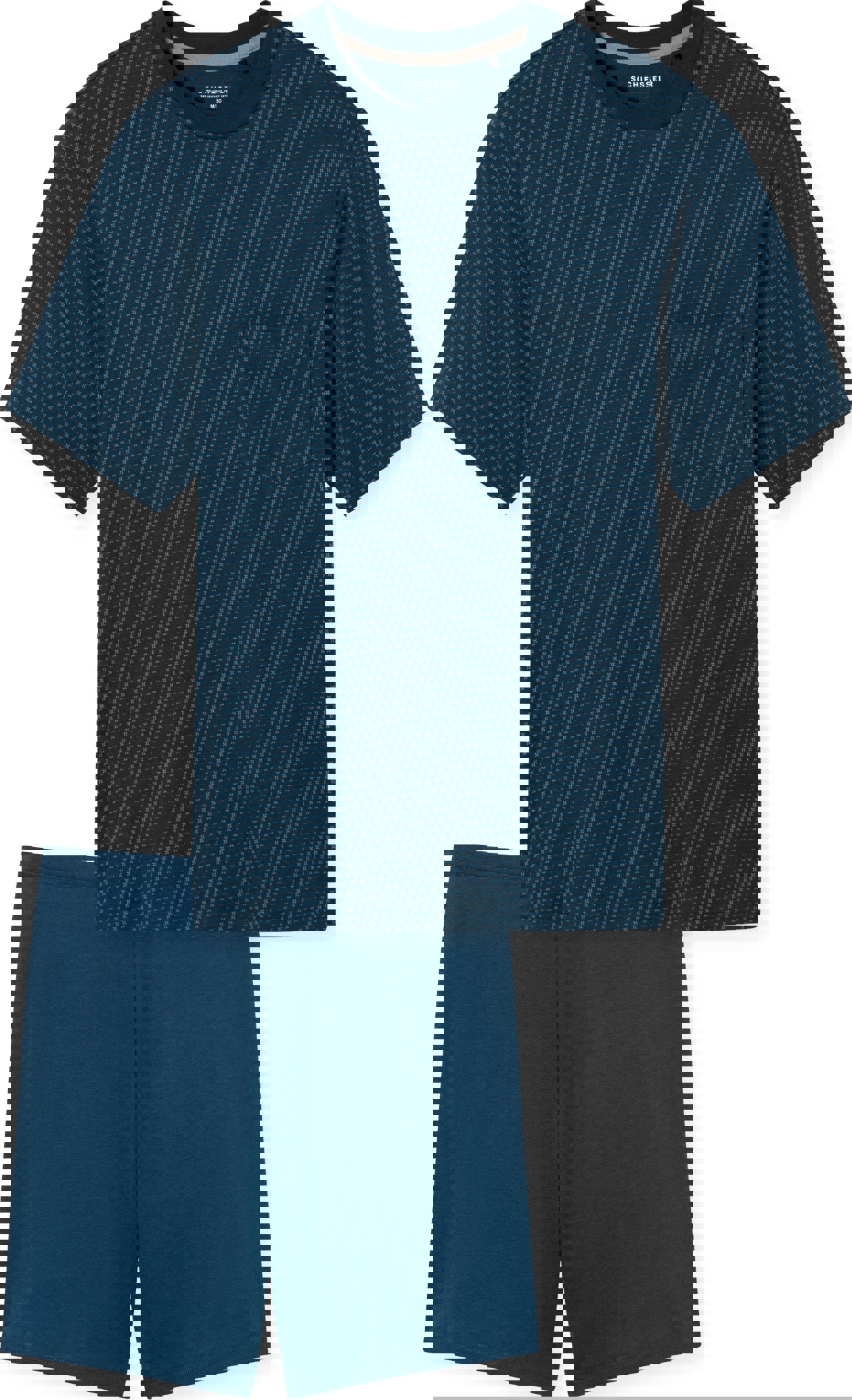 Comfort Essentials Heren Pyjama Kort Admiral