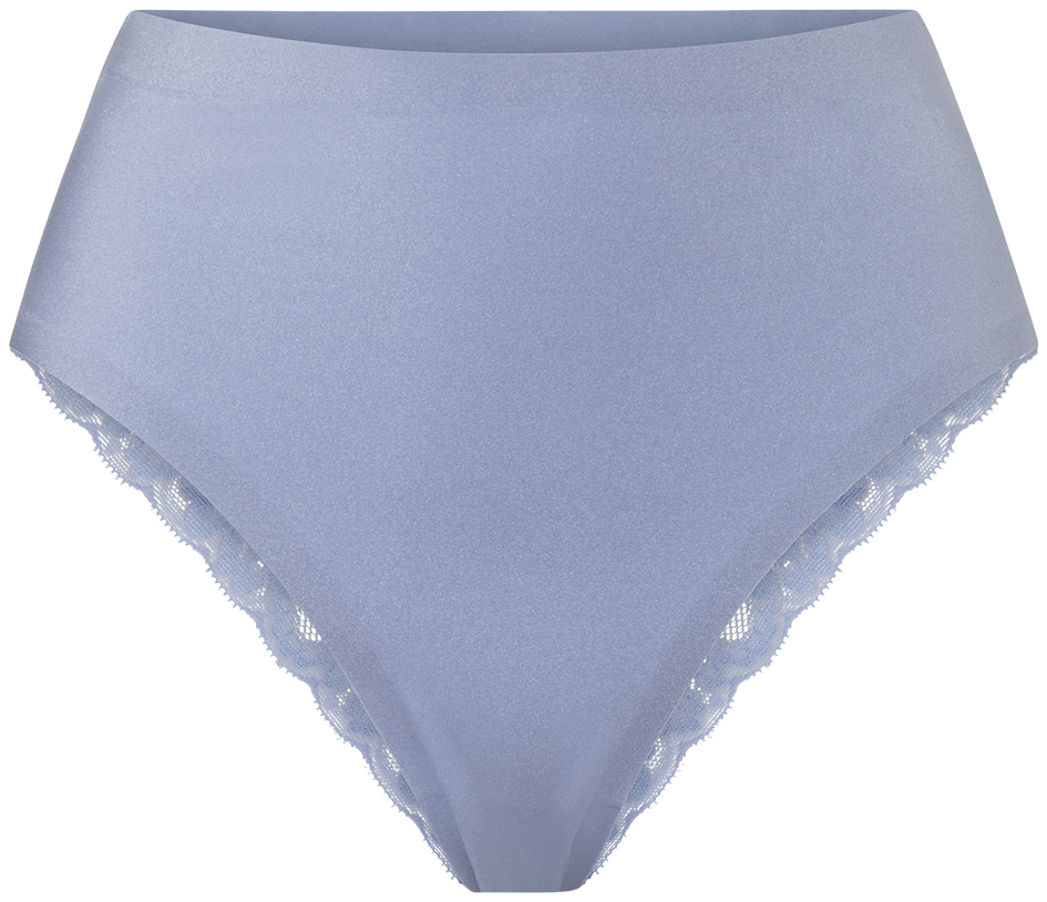 Secrets Lace Dames High Waist Brazilian Powder Blue