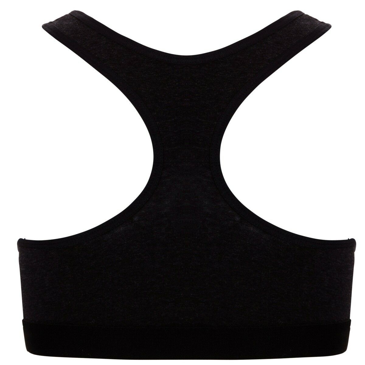 Basics Organic Cotton Stretch Meisjes Soft Top Zwart