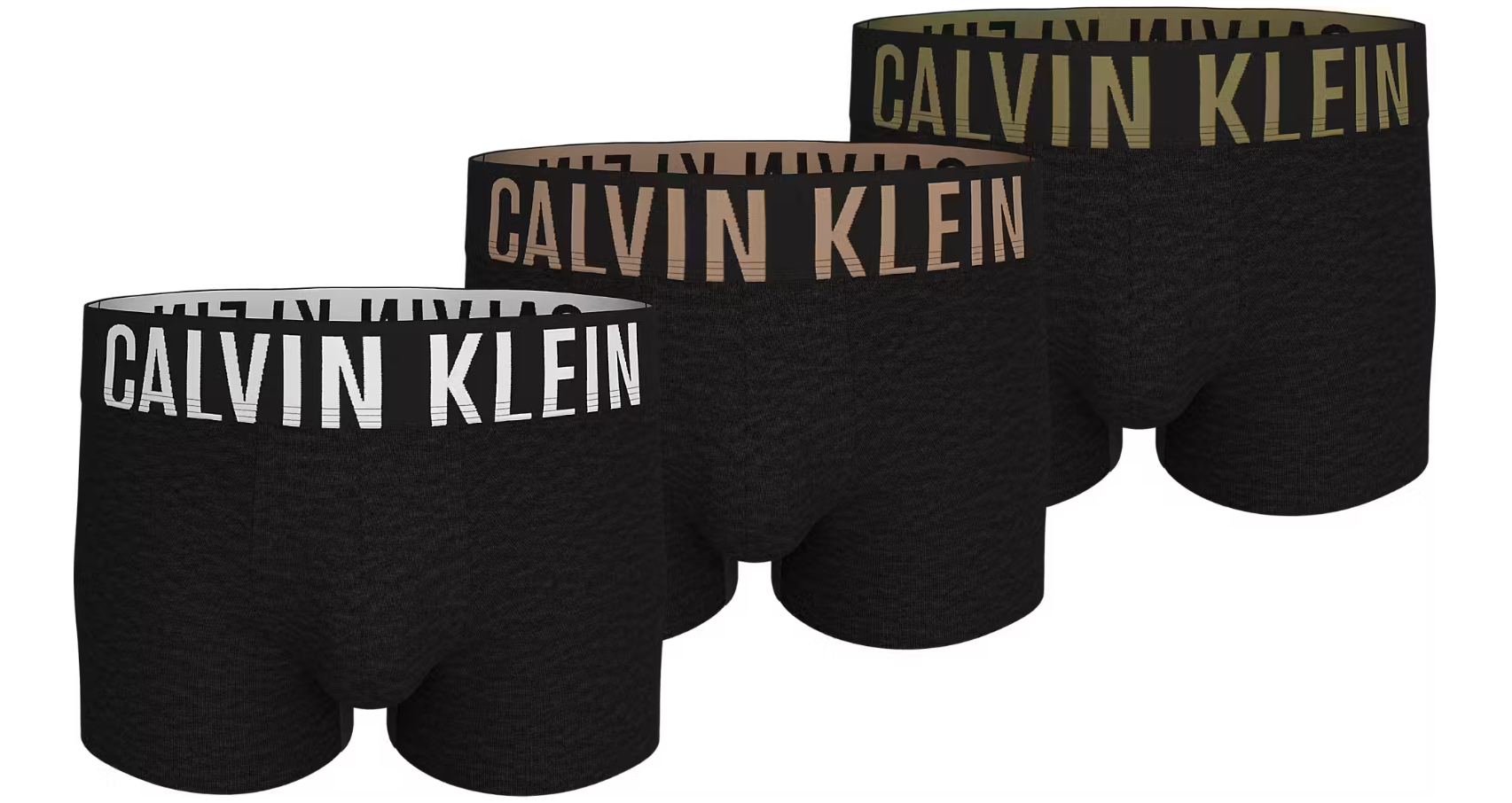 Intense Power Cotton Heren Boxershorts 3-Pack Black