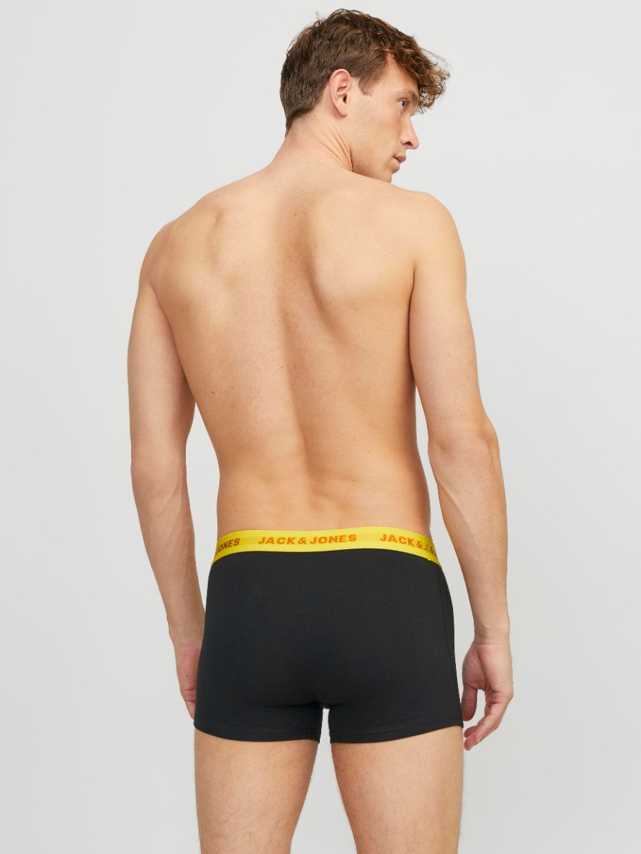 Jack&Jones Heren Jacleo Solid Trunks 5-Pack Black