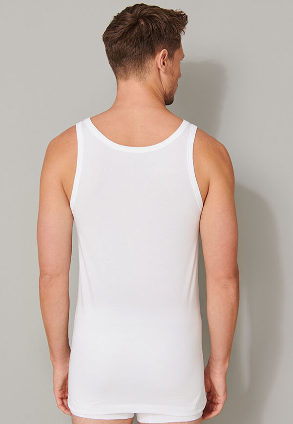 95/5 Heren Singlet 2-Pack White