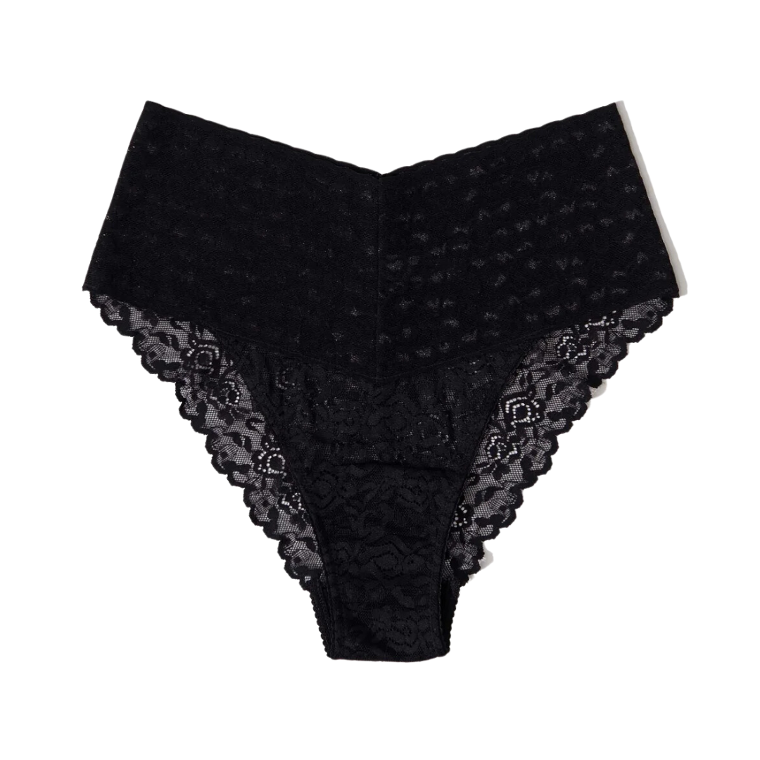 Dames High Waist Brazilian All Black