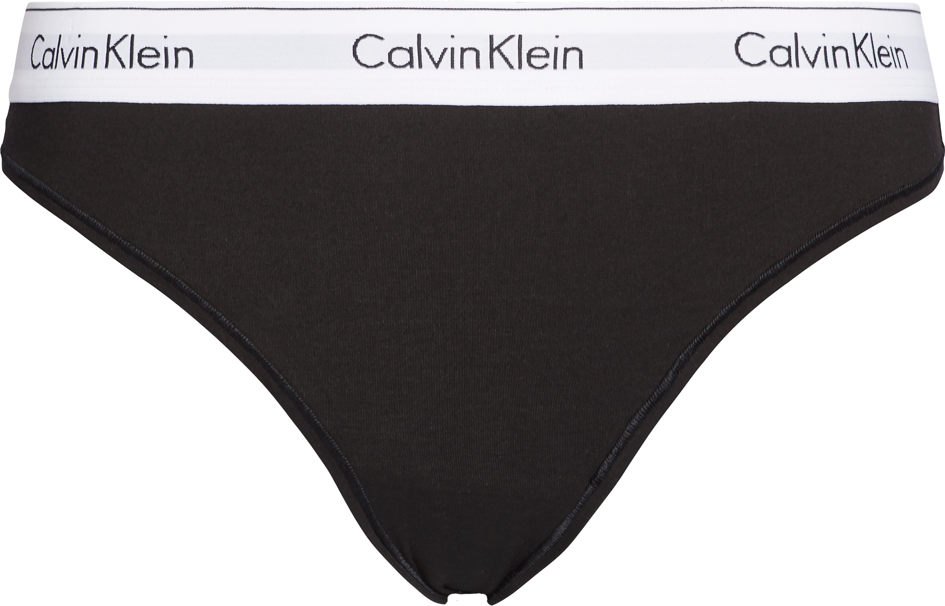 Modern Cotton Dames Plus String Black W/ Black Wb