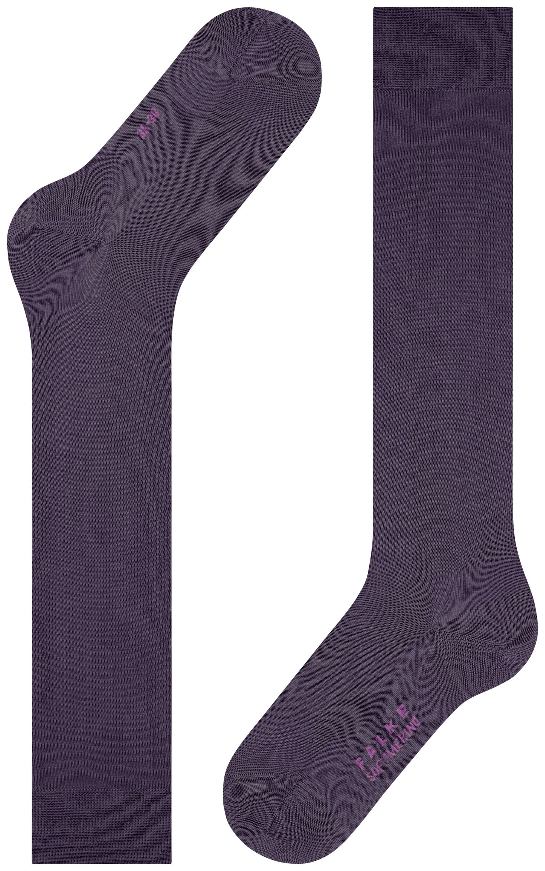 FALKE Dames Softmerino Kniekousen Rood
