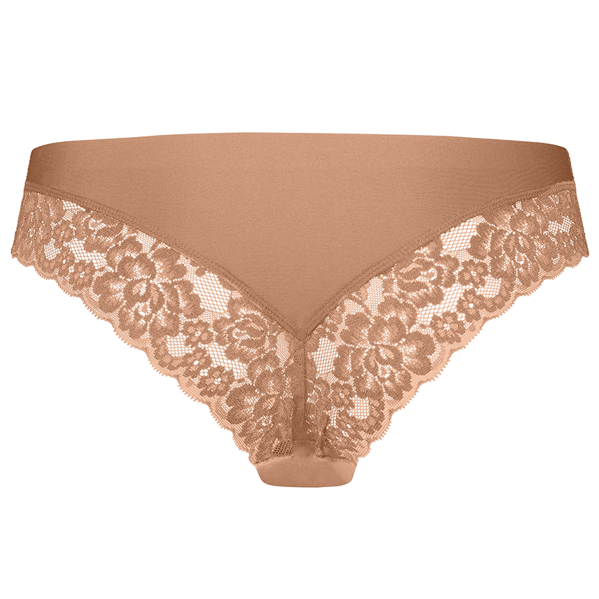 Secrets Dames Brazilian Met Kant Hazelnut