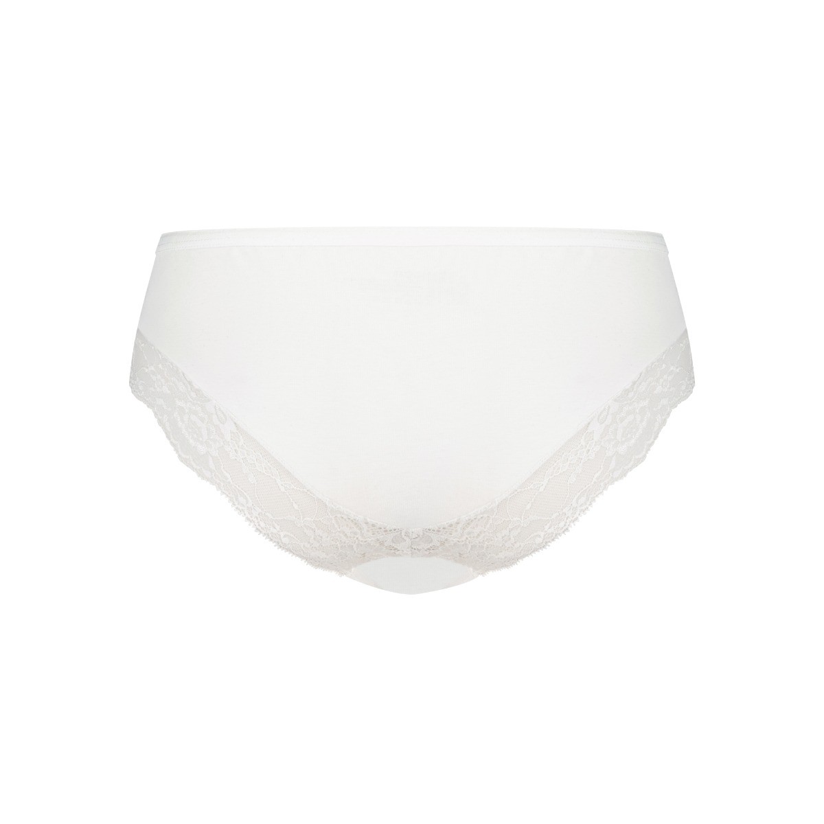 Ten Cate Basics Organic Cotton Stretch Dames Hipster Met Kant Wit