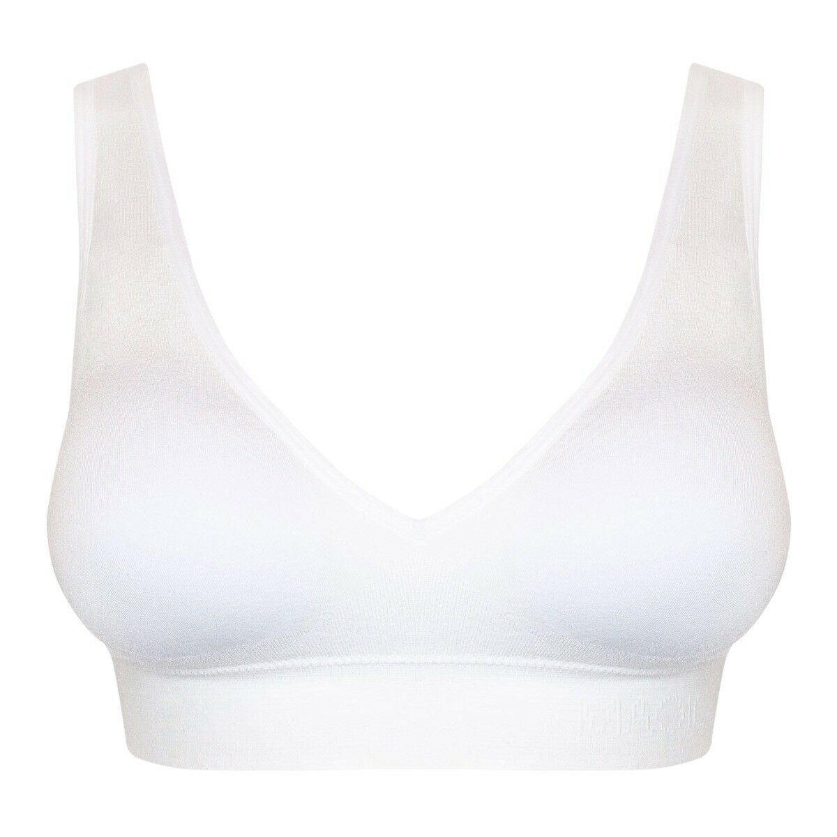 Dames Comfort Plunge BH Wit