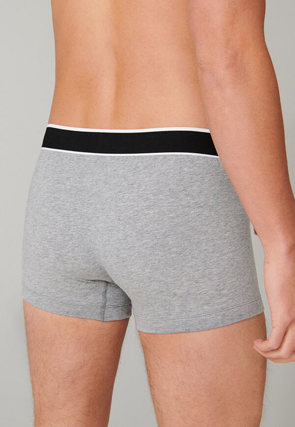 Heren 95/5 3-Pack Short Grey Melange