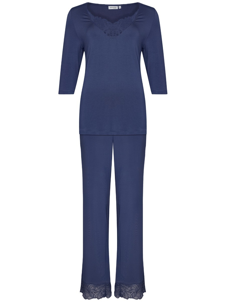 Dames Pyjama Dark Blue
