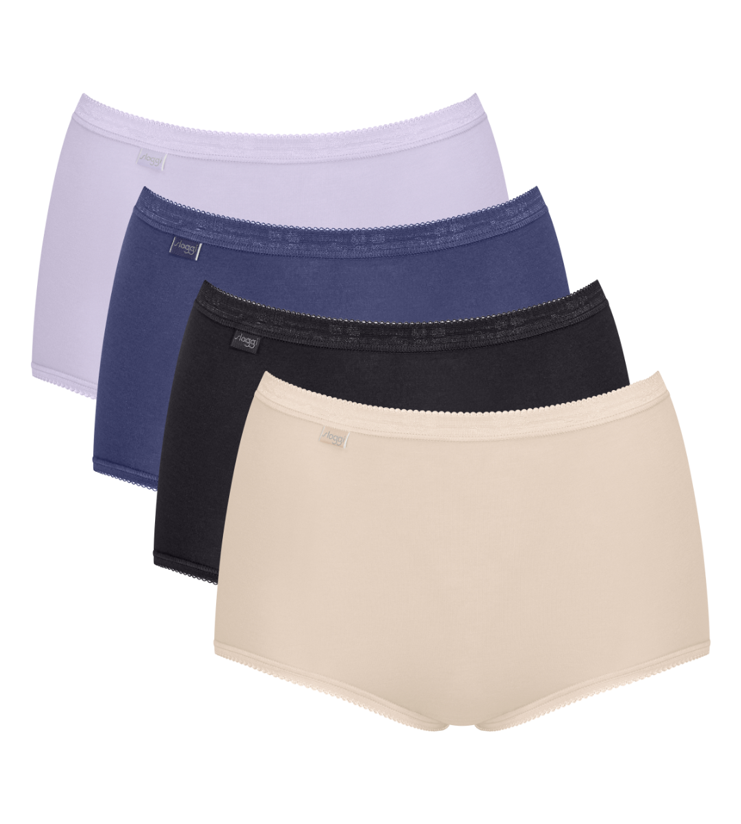 Basic+ Dames Maxi 4-Pack Multiple Colours 20