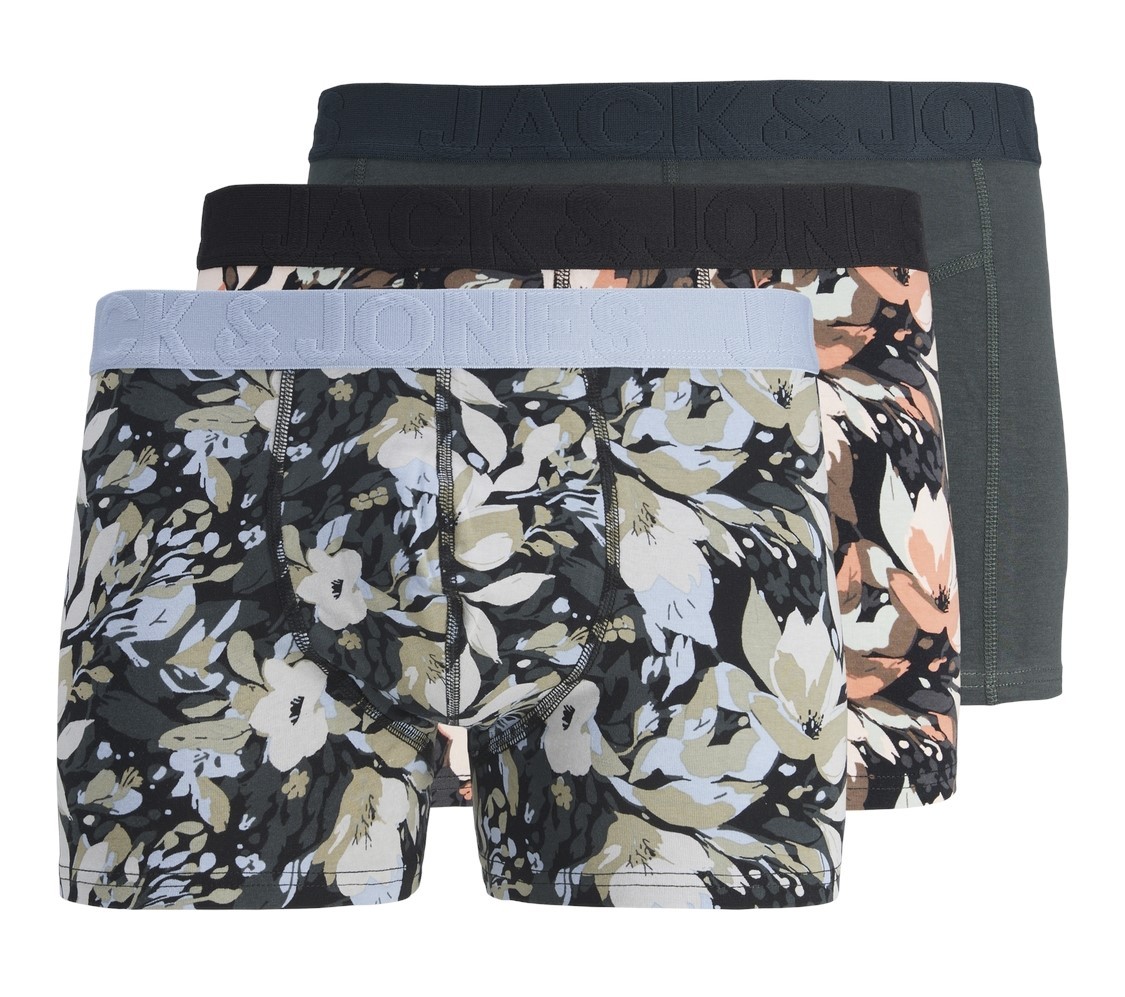 Heren Jacjonah Boxershorts 3-Pack Forest Night