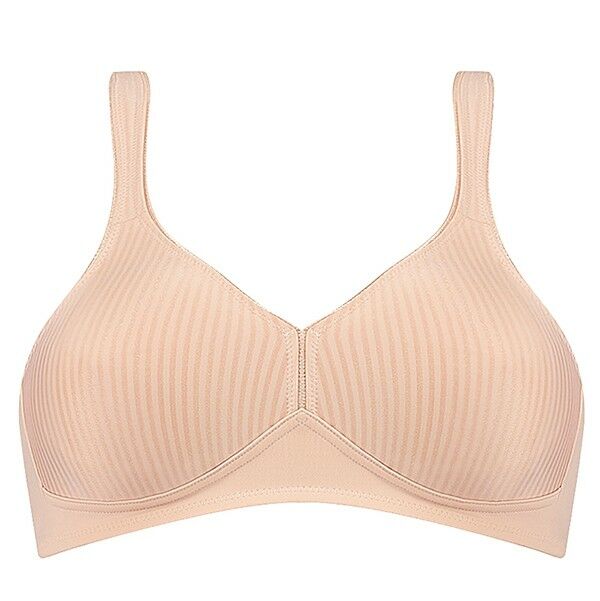 Dames Modern Soft + Cotton Dames Bh Zonder Beugel Beige