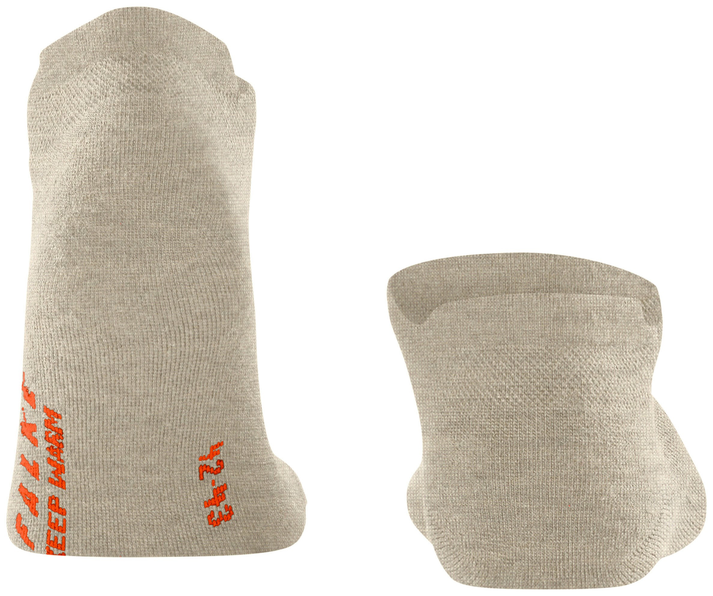 FALKE Unisex Keep Warm Sneakersokken Beige Melange