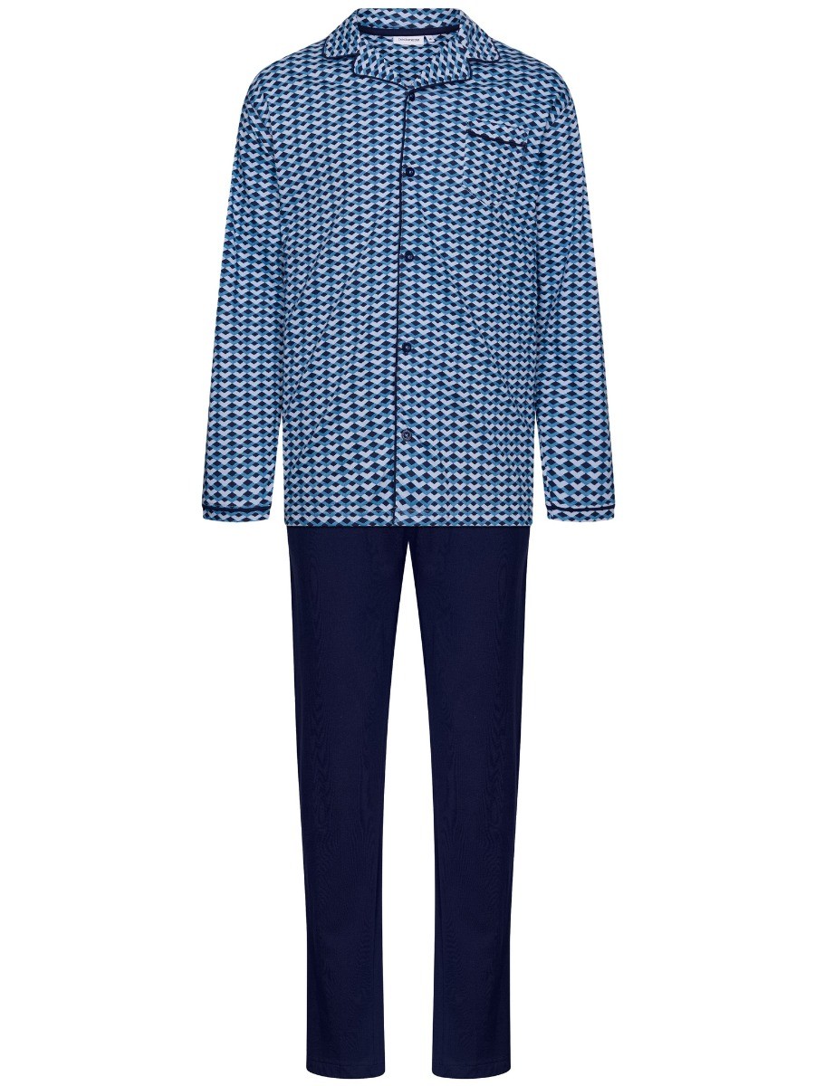 Heren Pyjama Dark Blue