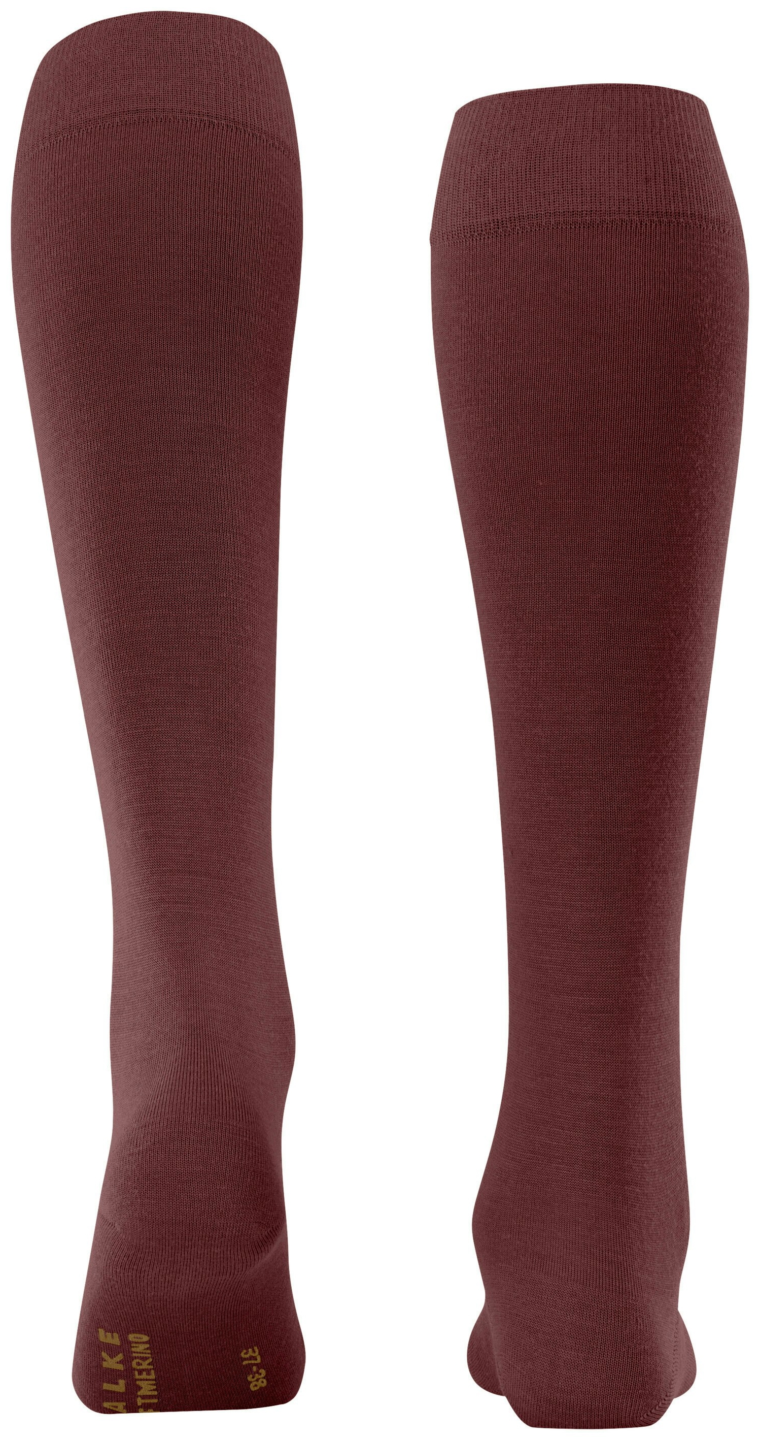 FALKE Dames Softmerino Kniekousen Bruin