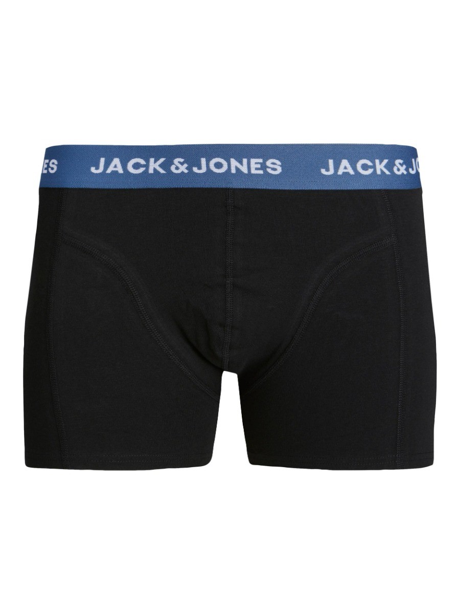 Heren Jacsolid Trunks 3-Pack Black