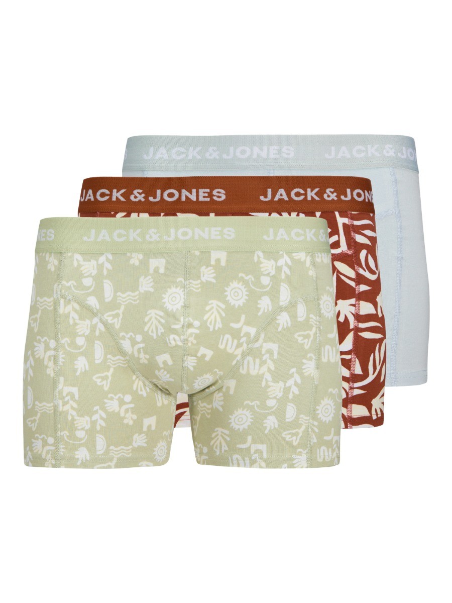 Heren Jaccorals Boxershorts 3-Pack Desert Sage