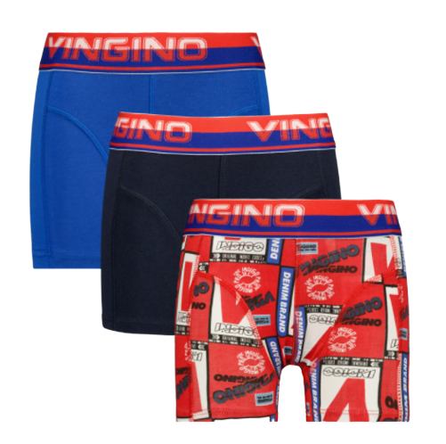 Vingino Jongens 3 Pack Boxershort Midnight Blue 198 voordelig