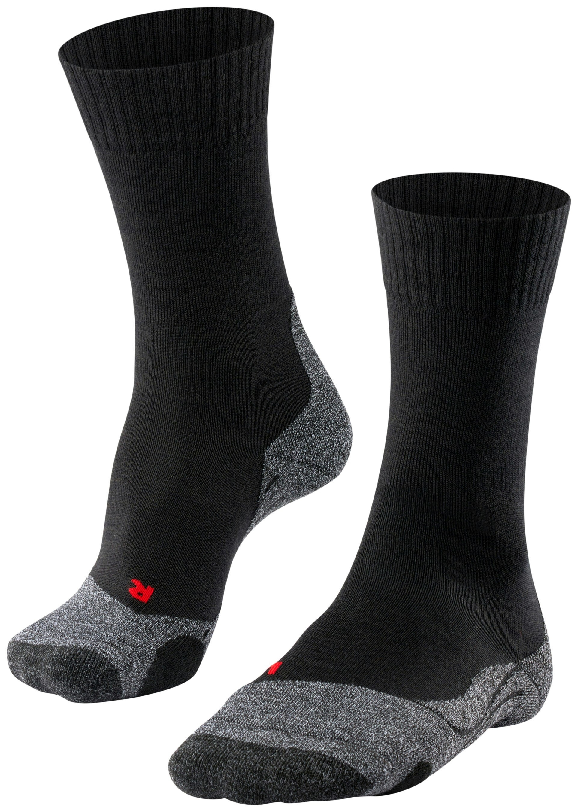 FALKE Dames TK2 Dames Wandel Sokken Zwart