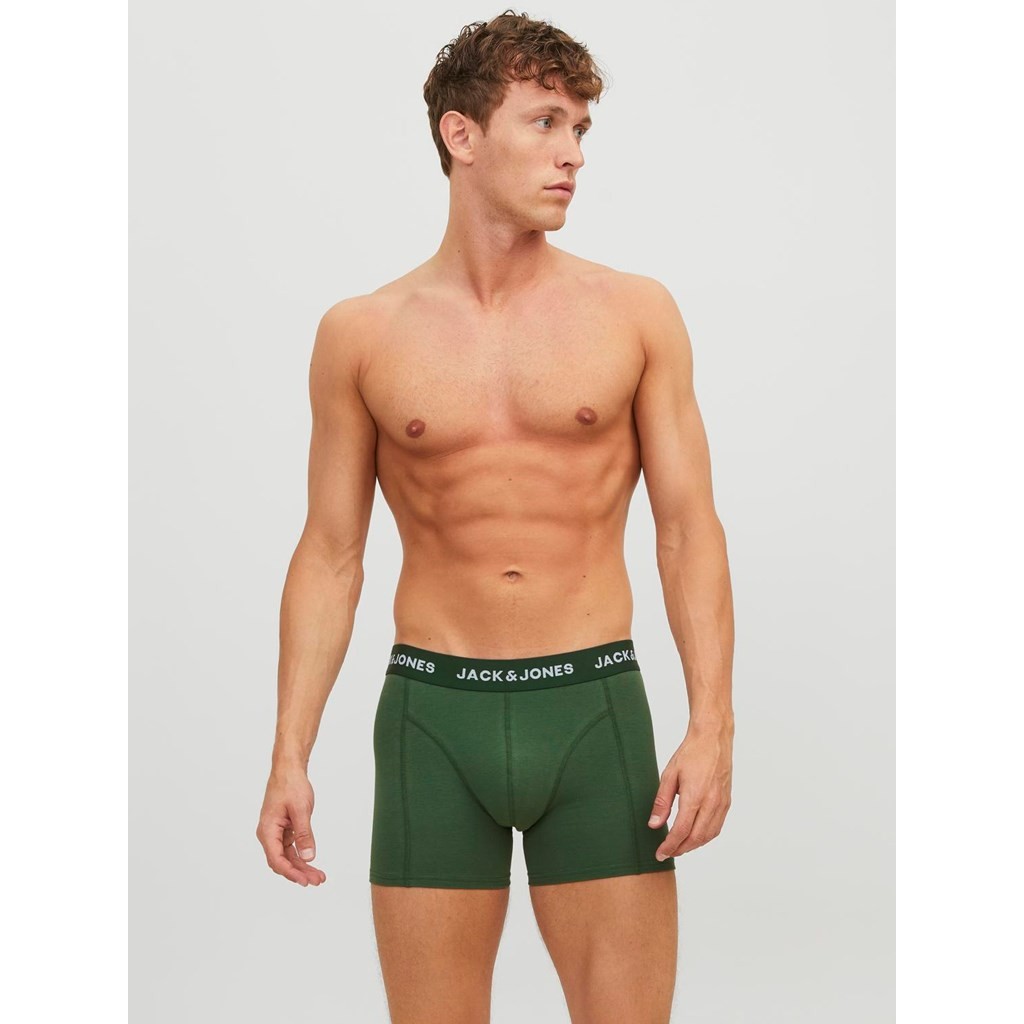 Jack&Jones Heren Jackex Trunks 3-Pack Dark Green