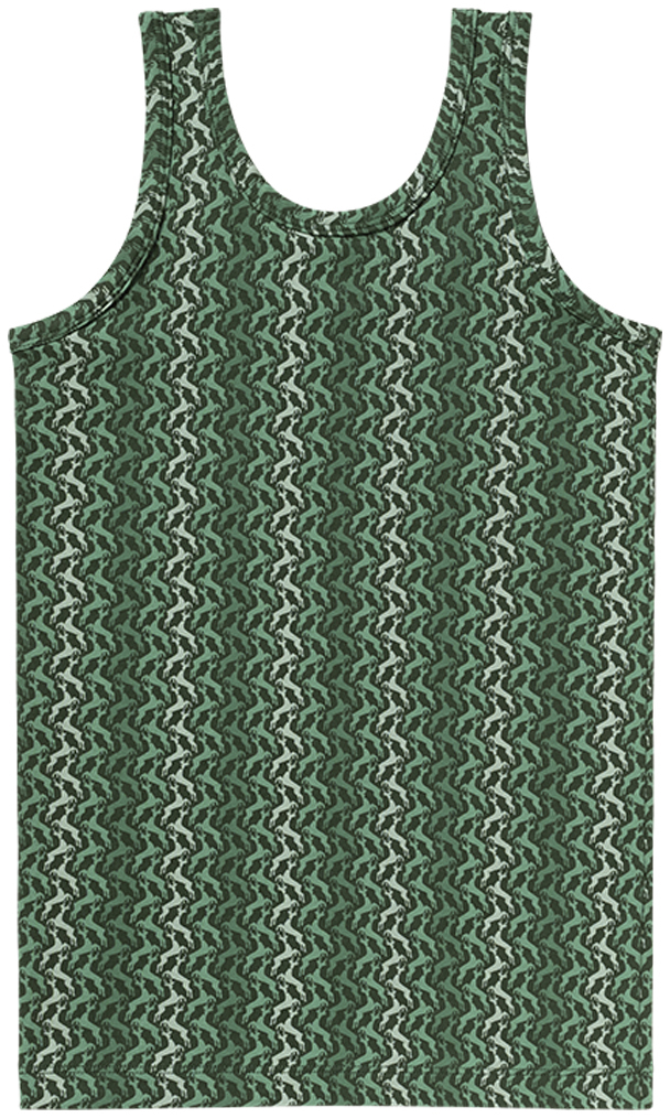 Ten Cate Meisjes Singlet Jumping Deer Gradient Mos