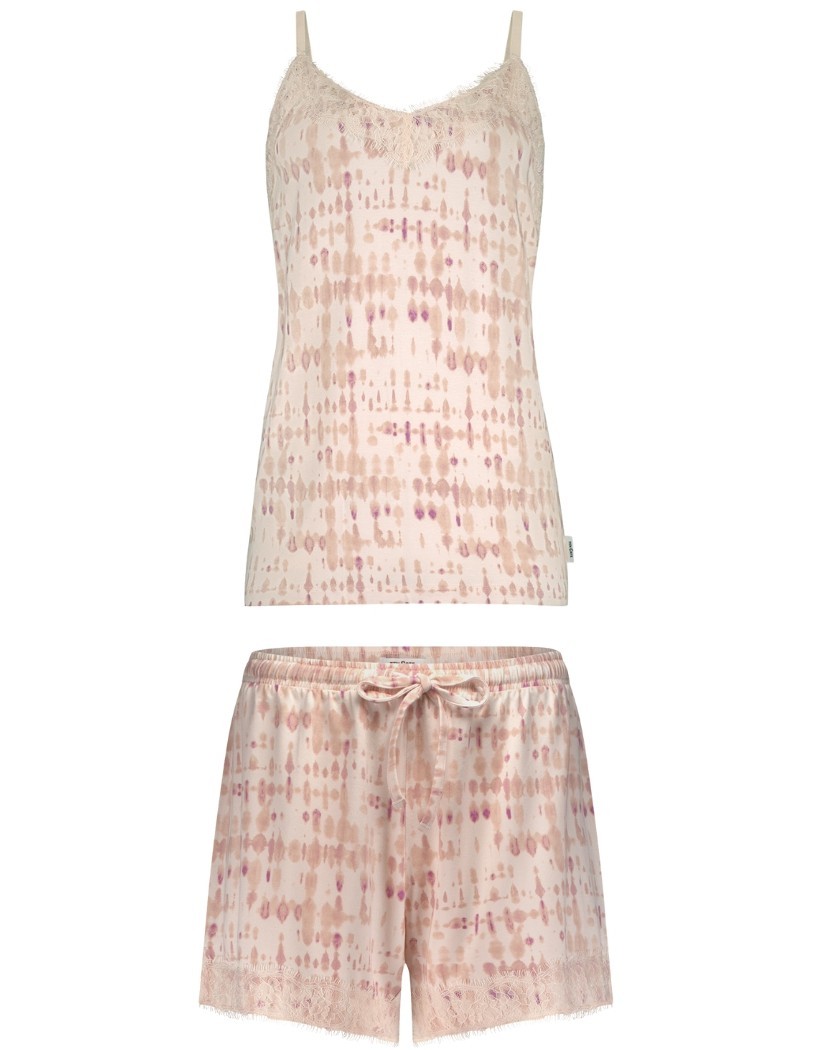 Secrets Dames Pyjama Met Kant Powder Blush Batik