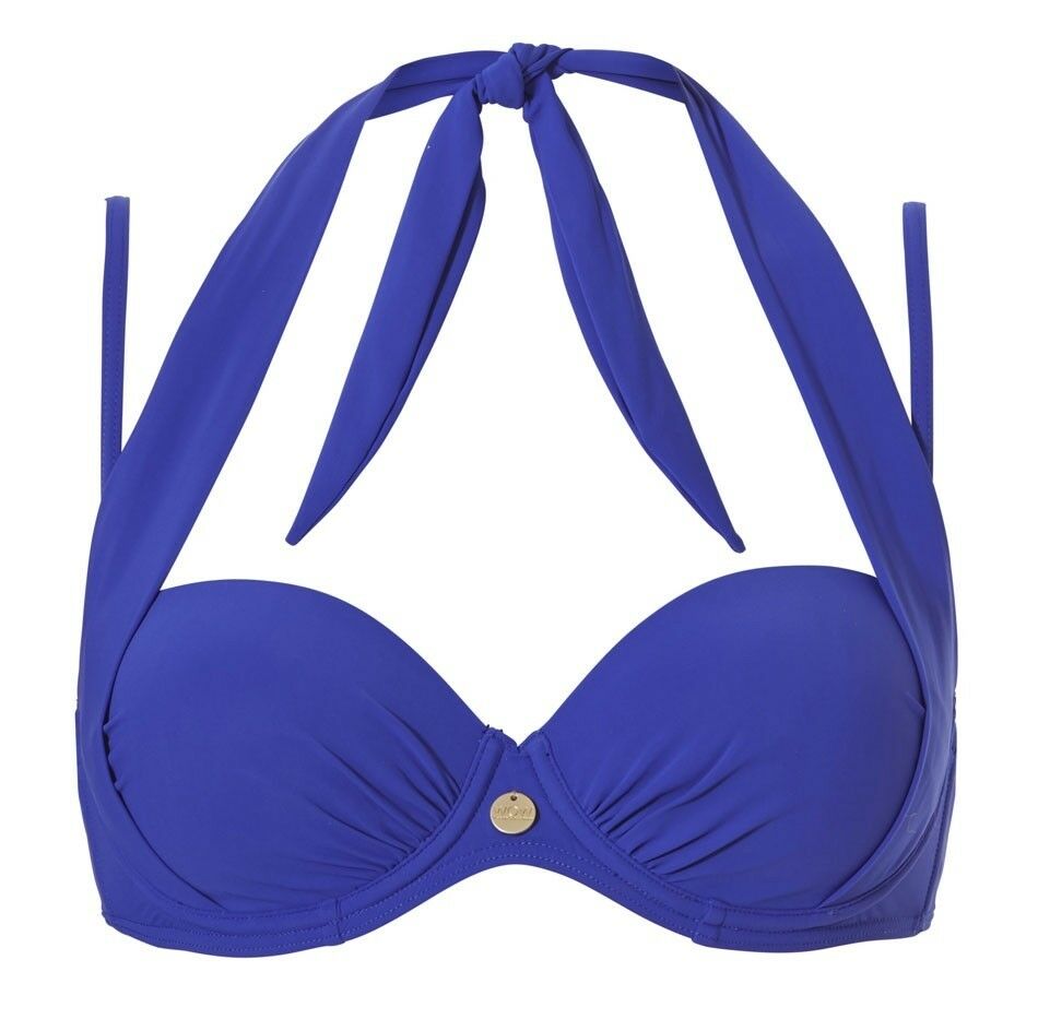 Beach TC WOW Dames Bikinitop Blauw