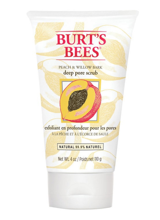 Burt's Bees Gezichtscrub peach & willowbark 110g