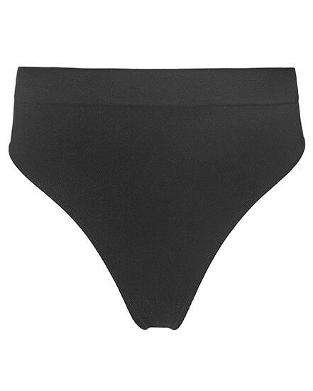 Dames Bamboo Thong Zwart