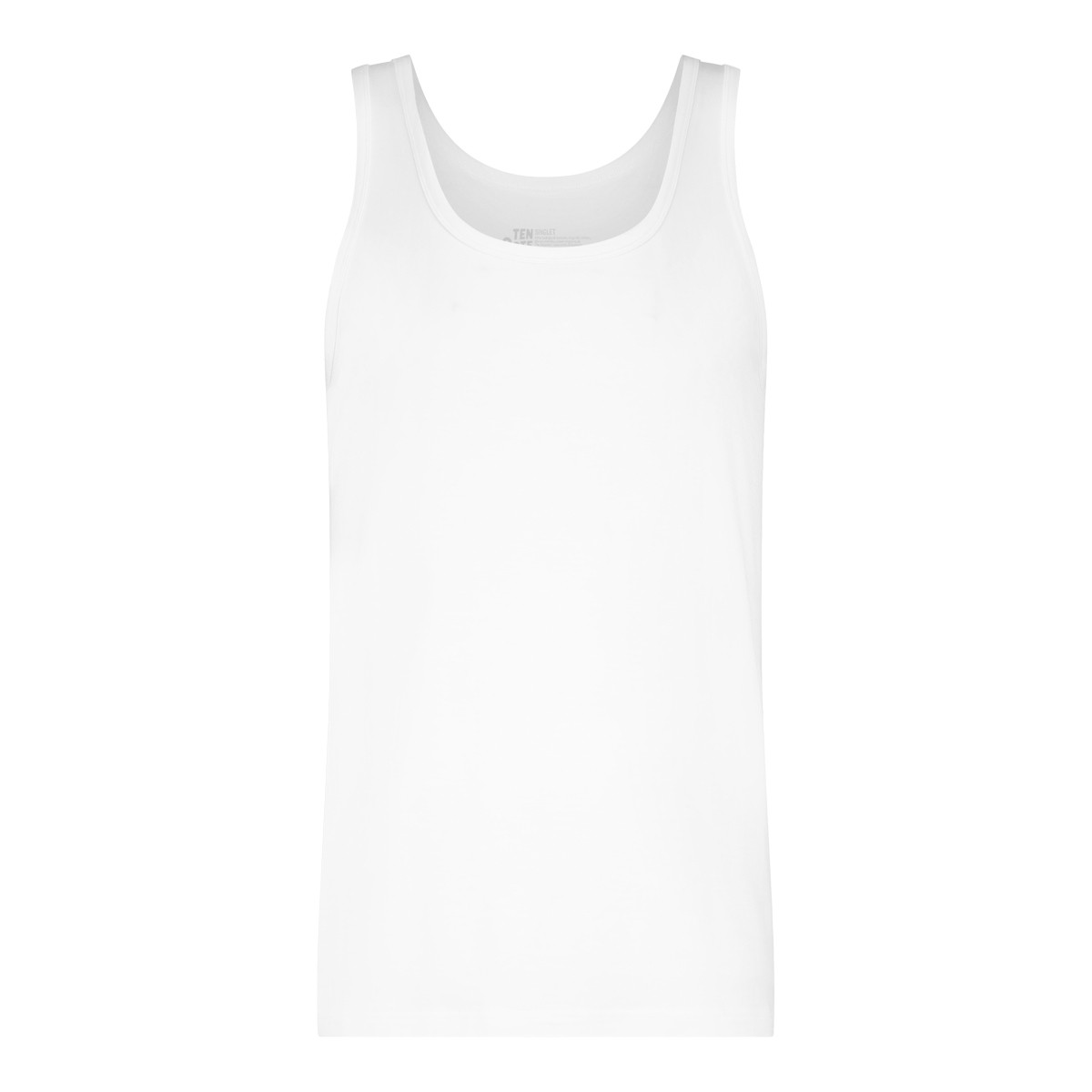 Basics Heren Modal Singlet Wit XL