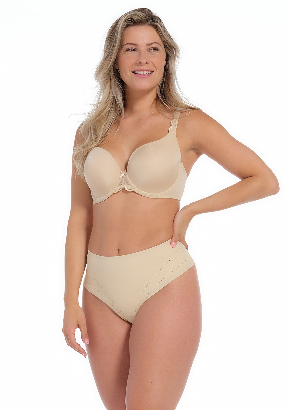 Dames Dream Shaper Thong Latte