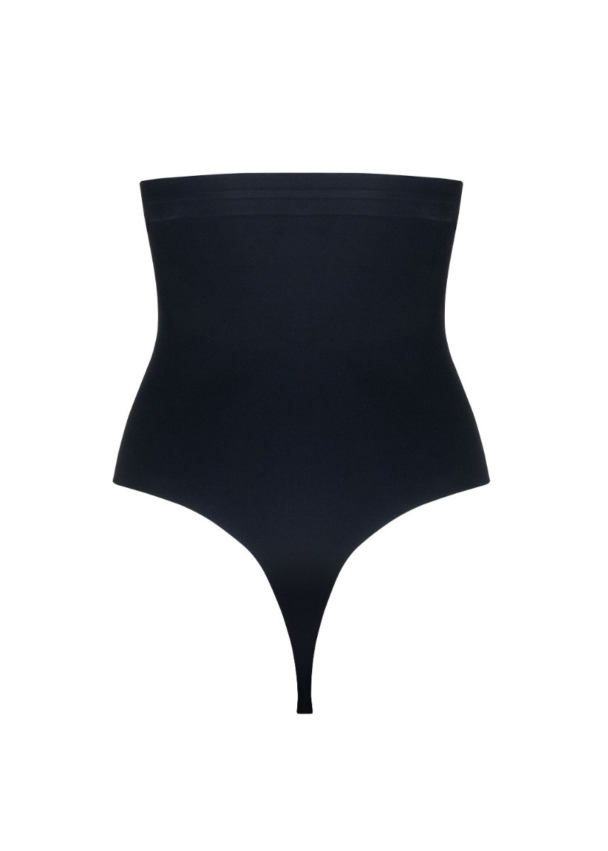 Dames Maxi Sexy High Thong Black
