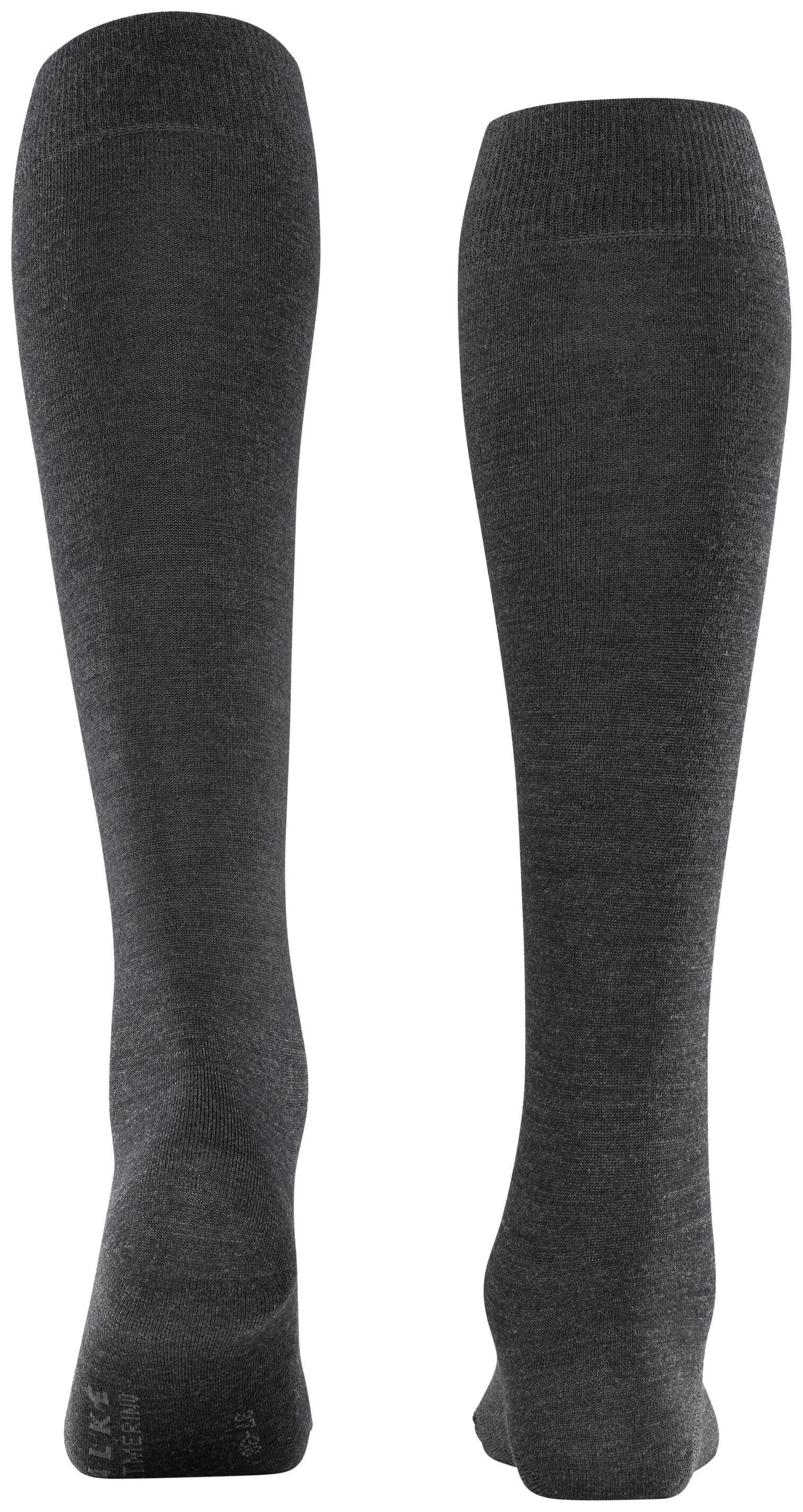 FALKE Dames Softmerino Kniekousen Grijs