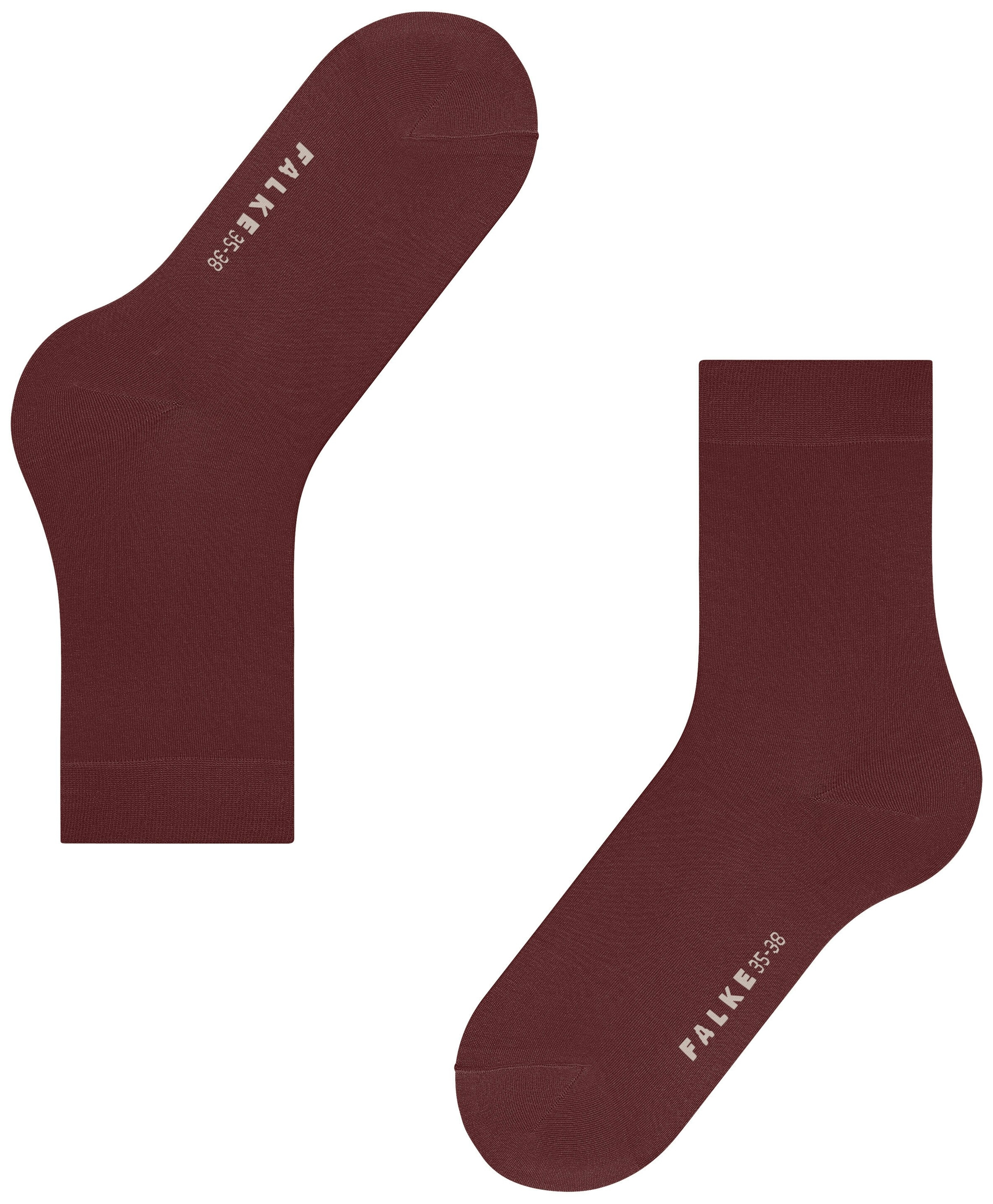 FALKE Dames Cotton Touch Sokken Cayenne