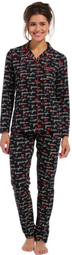 Dames Pyjama Black