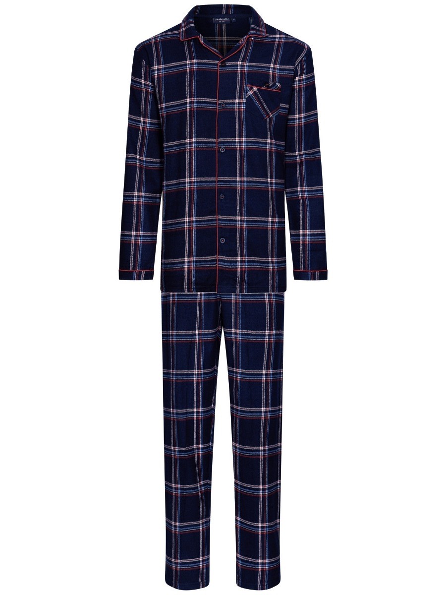 Heren Pyjama Donkerblauw