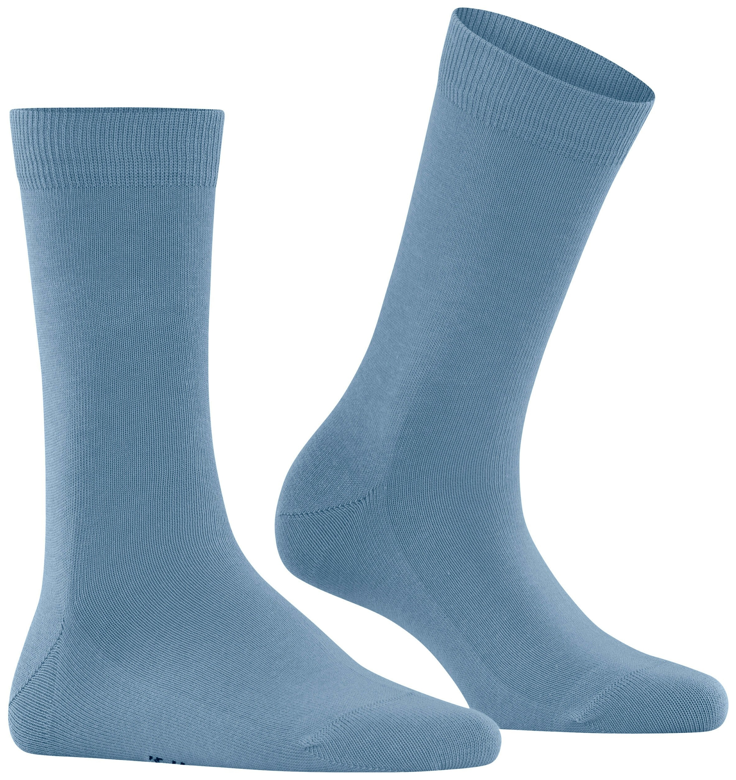FALKE Dames Family Sokken Blauw