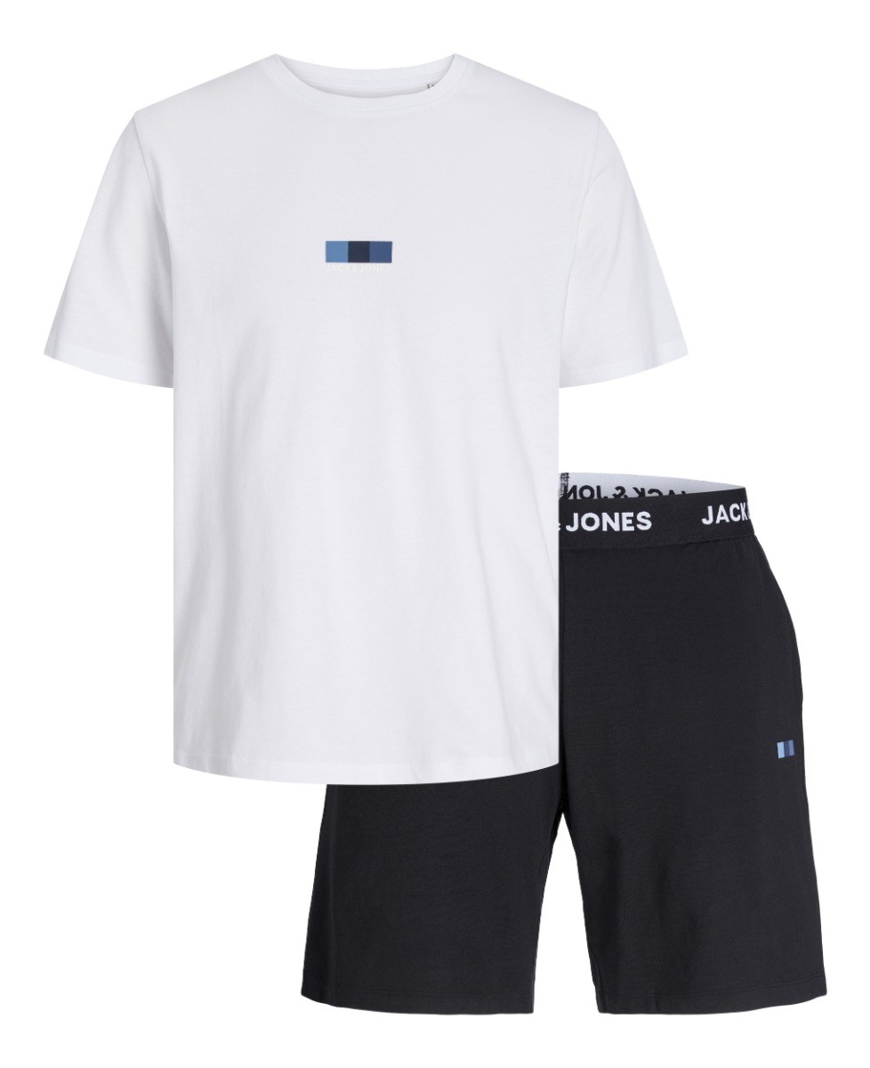 Heren Jacoscar Shirt en Korte Broek Set Wit