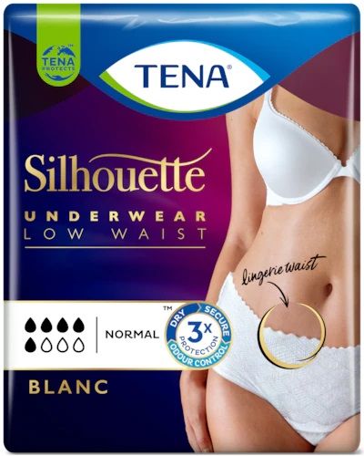Silhouette Low Waist Normal Wit M